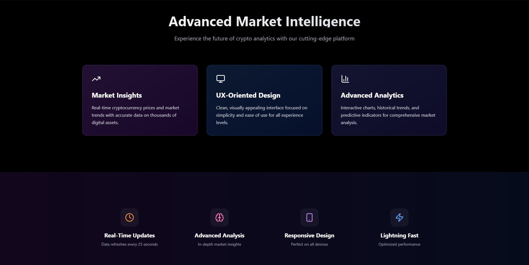 Home page of Nexus Dashboard