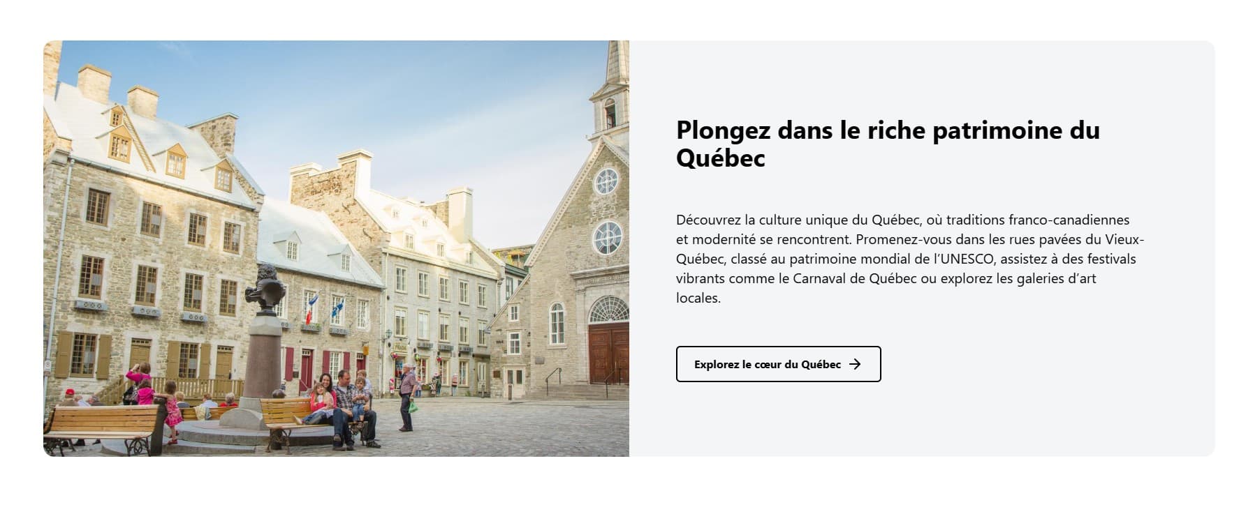 Third page of VisitezLeQuebec