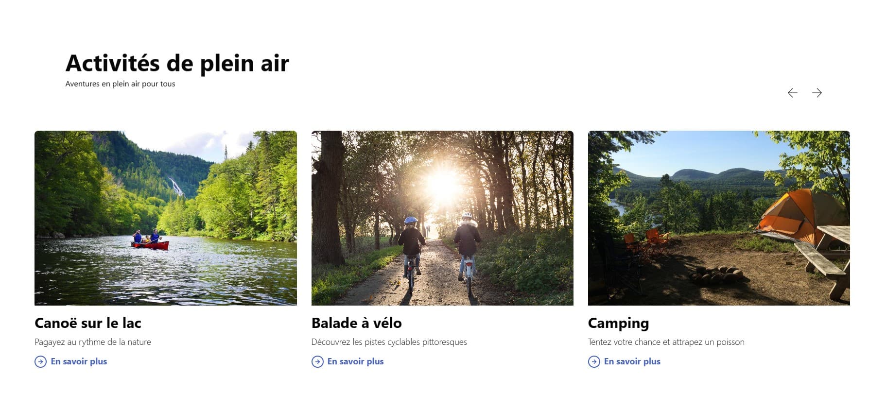 Fifth page of VisitezLeQuebec