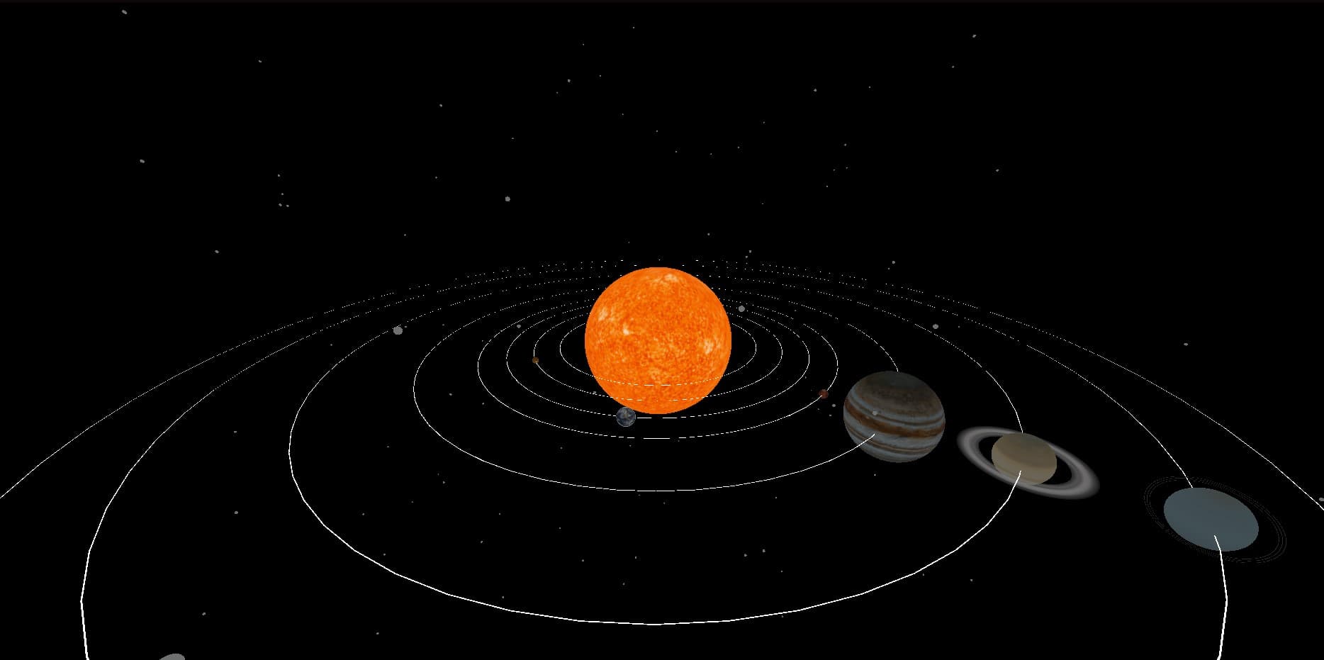 Image of the solar system