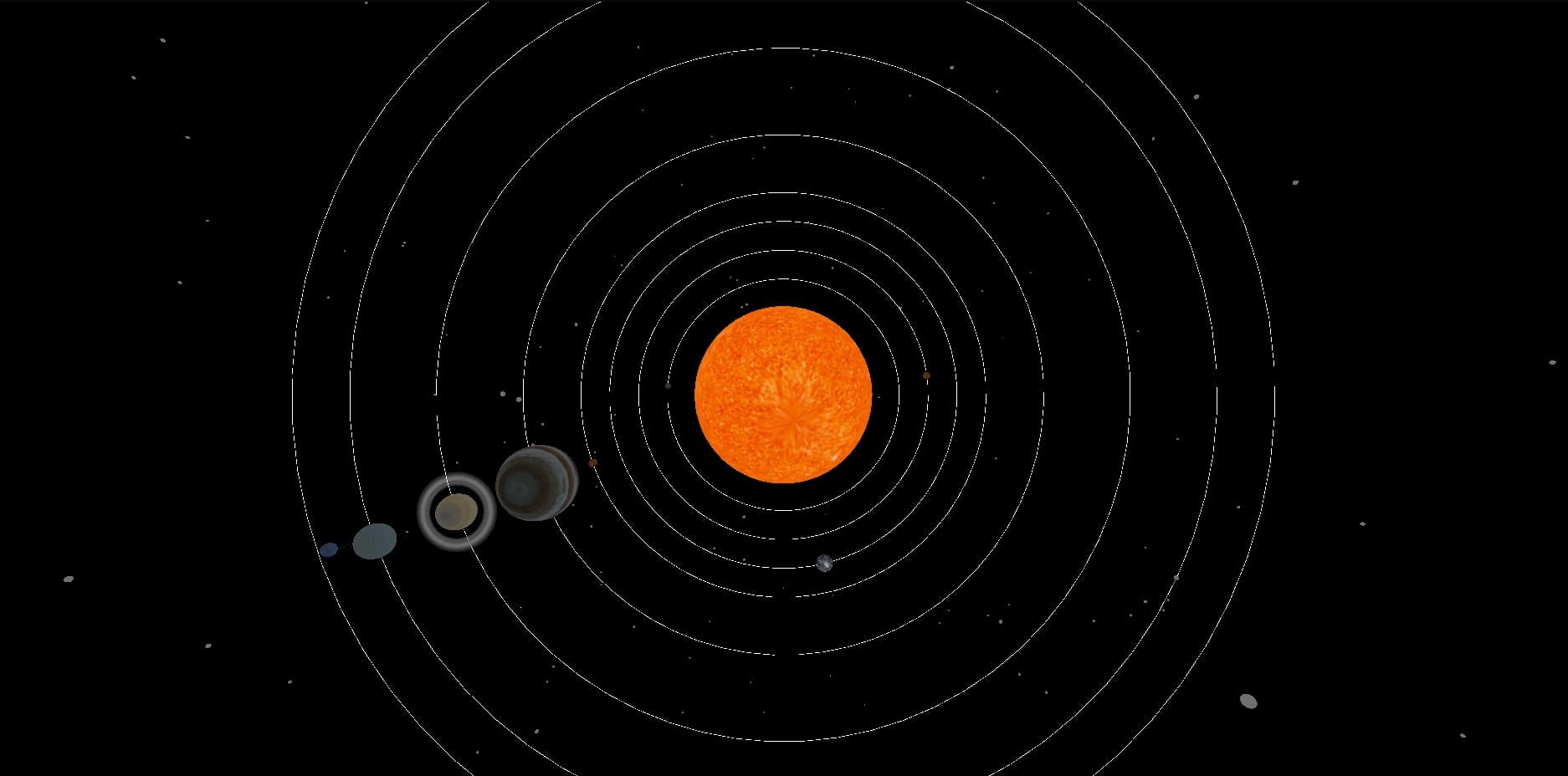 Image of the solar system